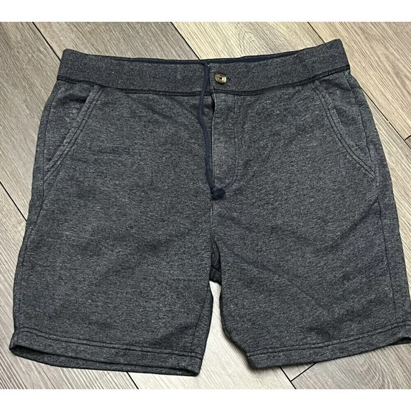 Prince Fox Gray Sweat Shorts Fleece Charcoal Midnrise Classic Modest Preppy L - Picture 9 of 10